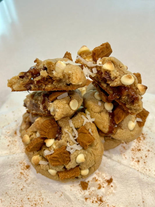 Adult flavored Bailey’s and kahlula liqueur infused cookies.